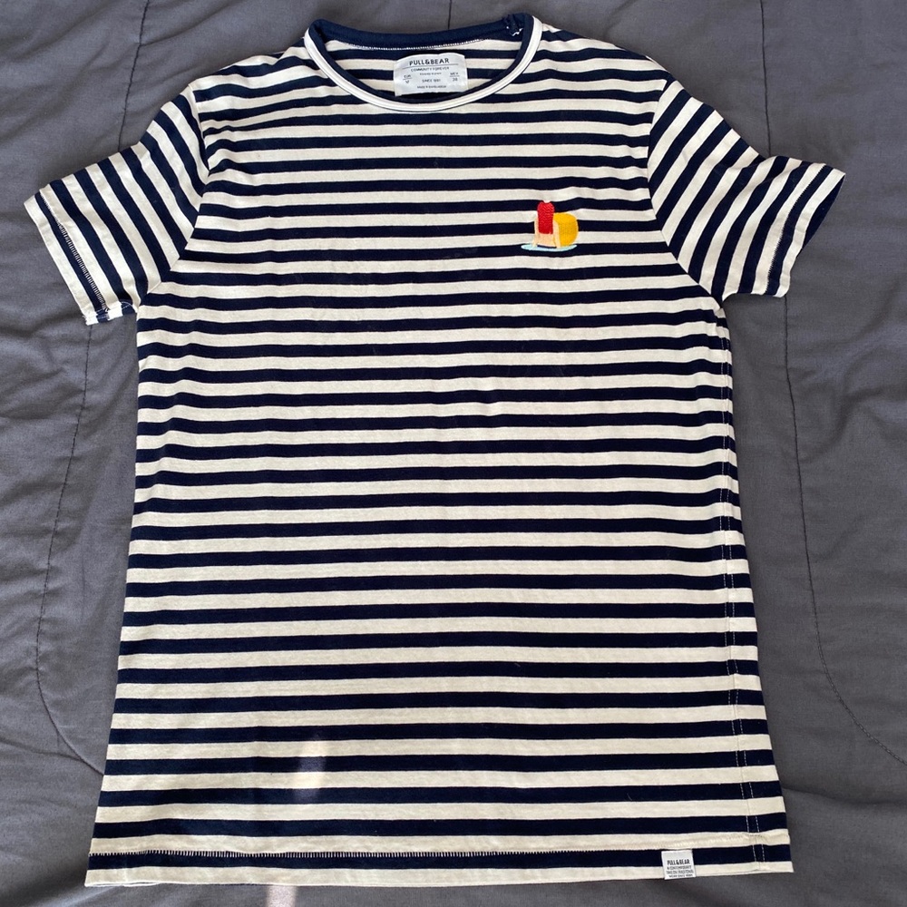 Pull&Bear striped tee shirt men’s